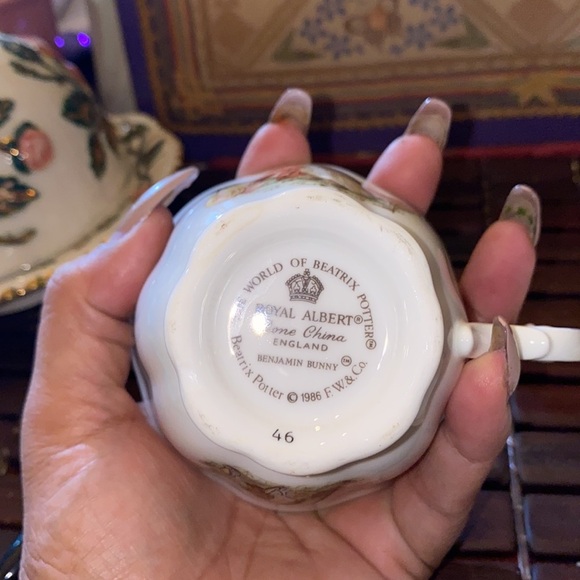Vintage 1986 Royal Albert Bone Chine England teatime collection Benjamin Bunny - Picture 4 of 4